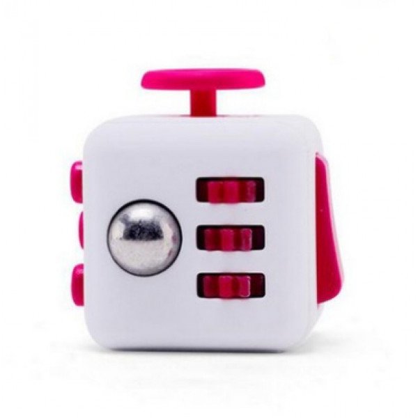 Wholesale Fidget Cube Relieves Stress and Anxiety for Child, Adult (Hot Pink)